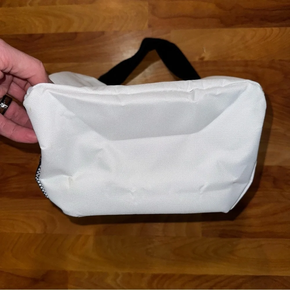 White Claw Hard Seltzer Small White Insulated Cooler Lunchbox Bag with Strap HTF